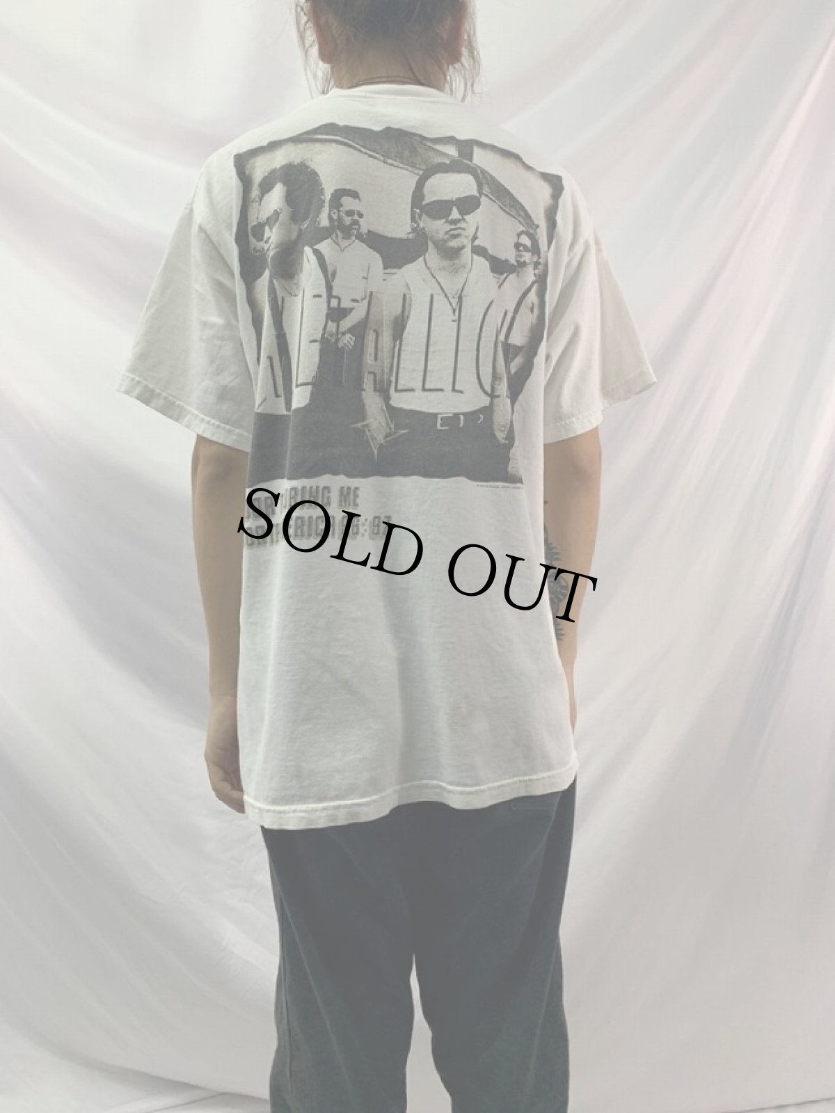 画像5: 90's METALIICA "POOR TOURING ME" ロックバンドツアーTシャツ L (5)