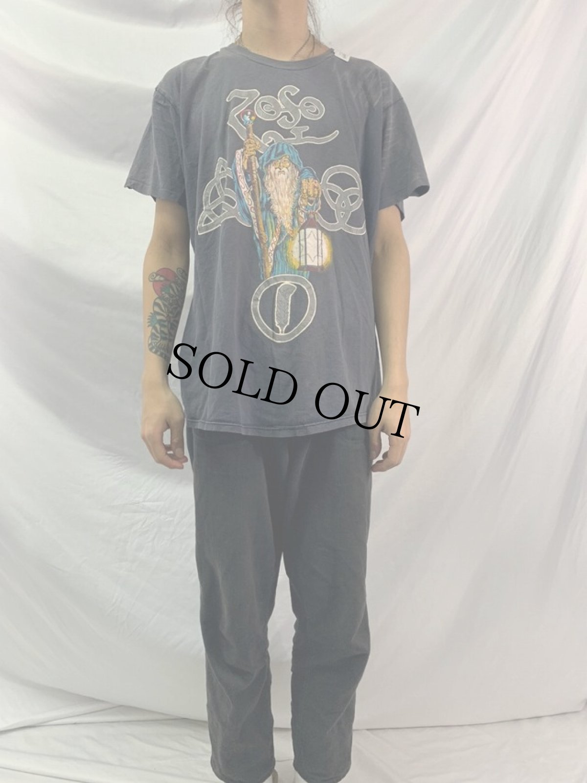 画像2: 90's Led Zeppelin "LED ZEPPELIN IV" USA製 ロックバンドアルバムTシャツ L (2)