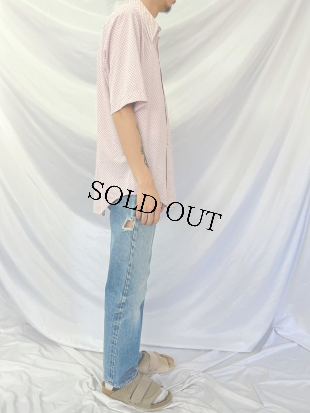 画像3: 70's Levi's 501 66後期 ブランクタブ デニムパンツ W29 (3)