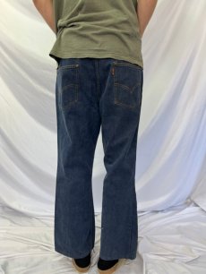 画像4: 60〜70's Levi's BIGE バットダイベルボトムデニムパンツ W37 (4)