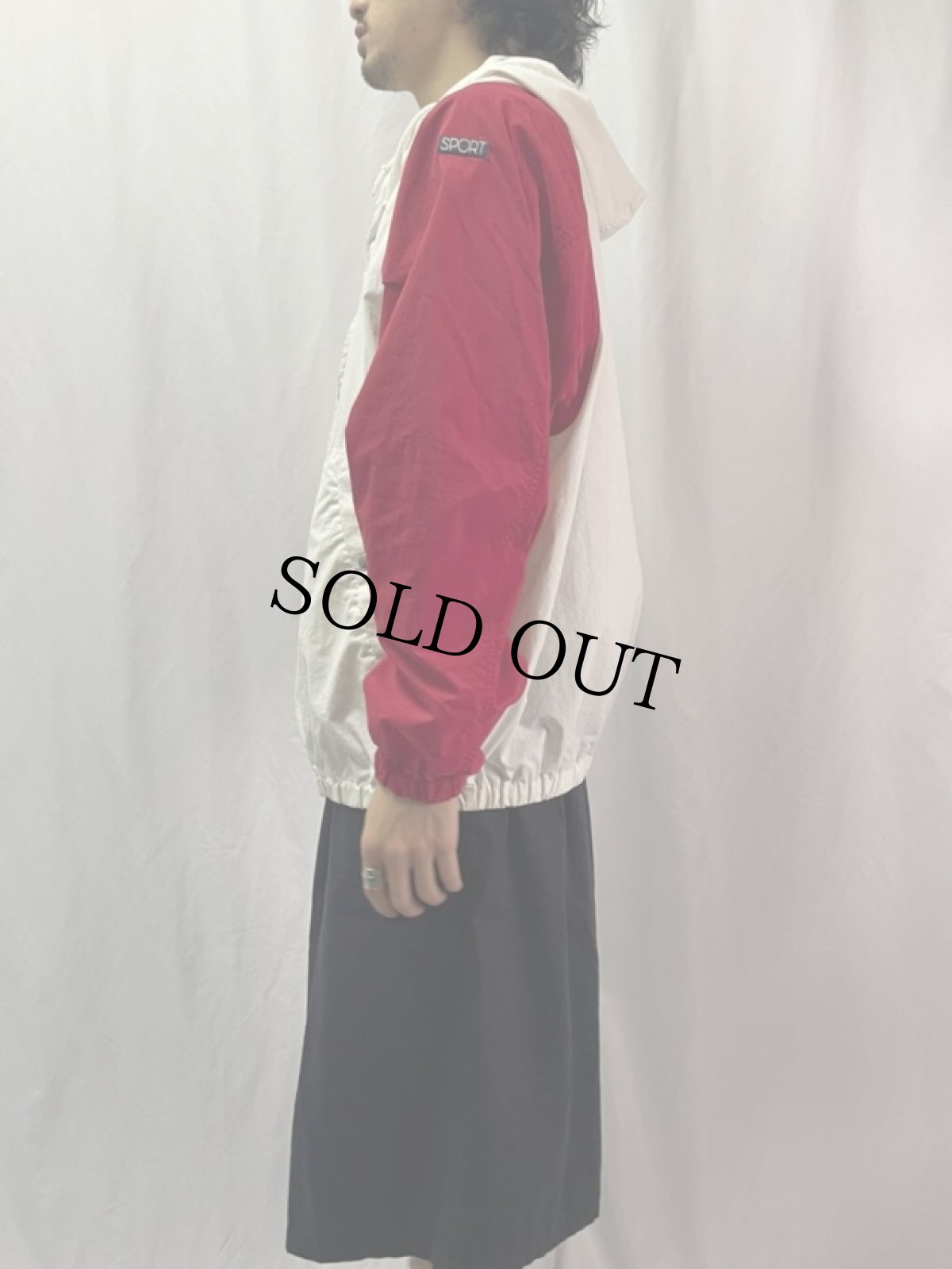 画像3: 90's POLO Ralph Lauren ナイロンジップパーカー M (3)