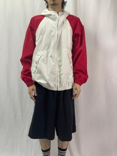 画像2: 90's POLO Ralph Lauren ナイロンジップパーカー M (2)