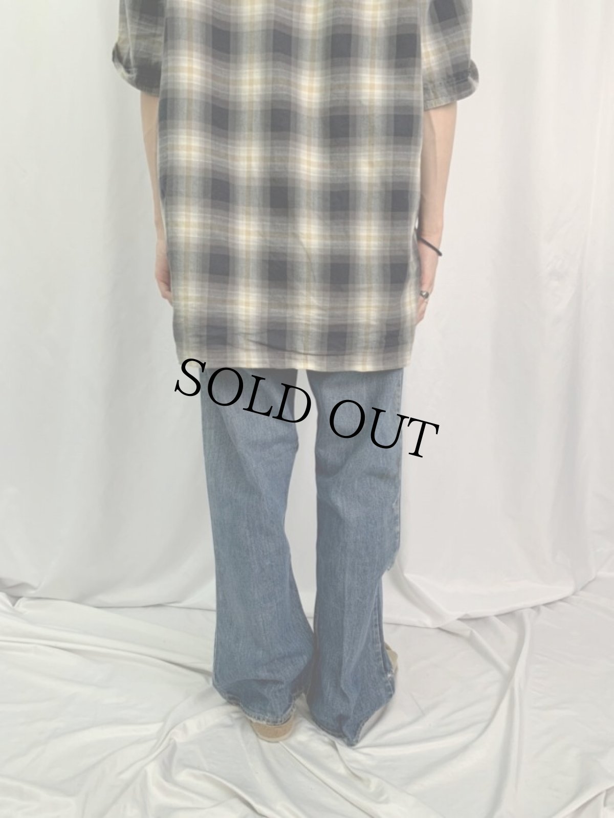 画像4: 80's Levi's 646 オレンジタブ ベルボトムデニムパンツ W38 (4)