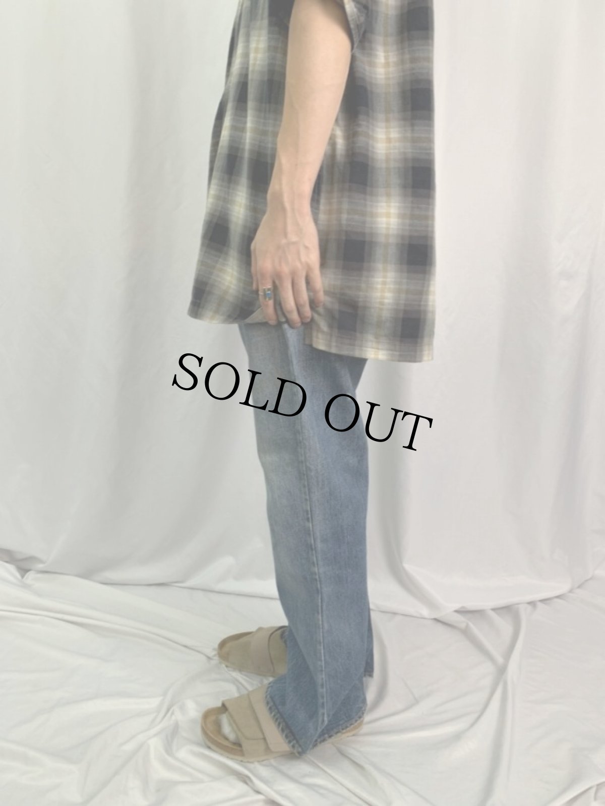 画像3: 80's Levi's 646 オレンジタブ ベルボトムデニムパンツ W38 (3)