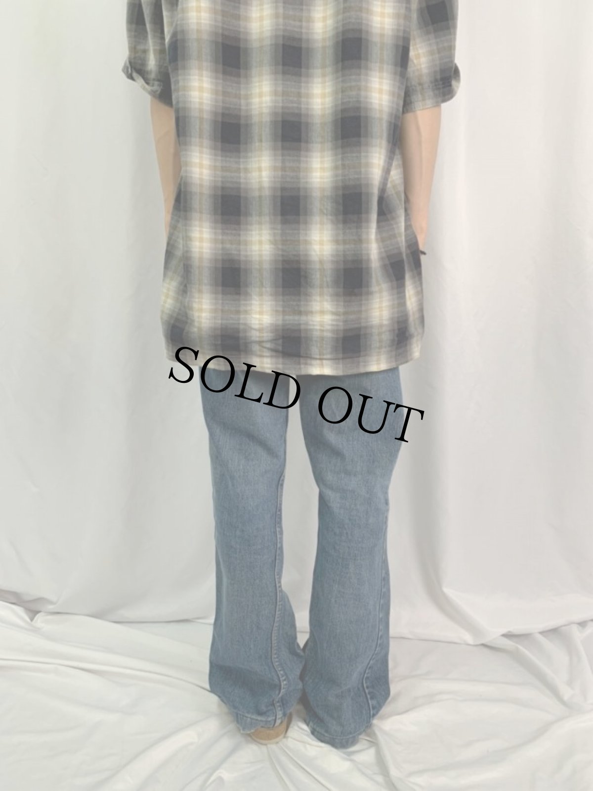 画像4: 80's Levi's 646 オレンジタブ ベルボトムデニムパンツ W34 (4)