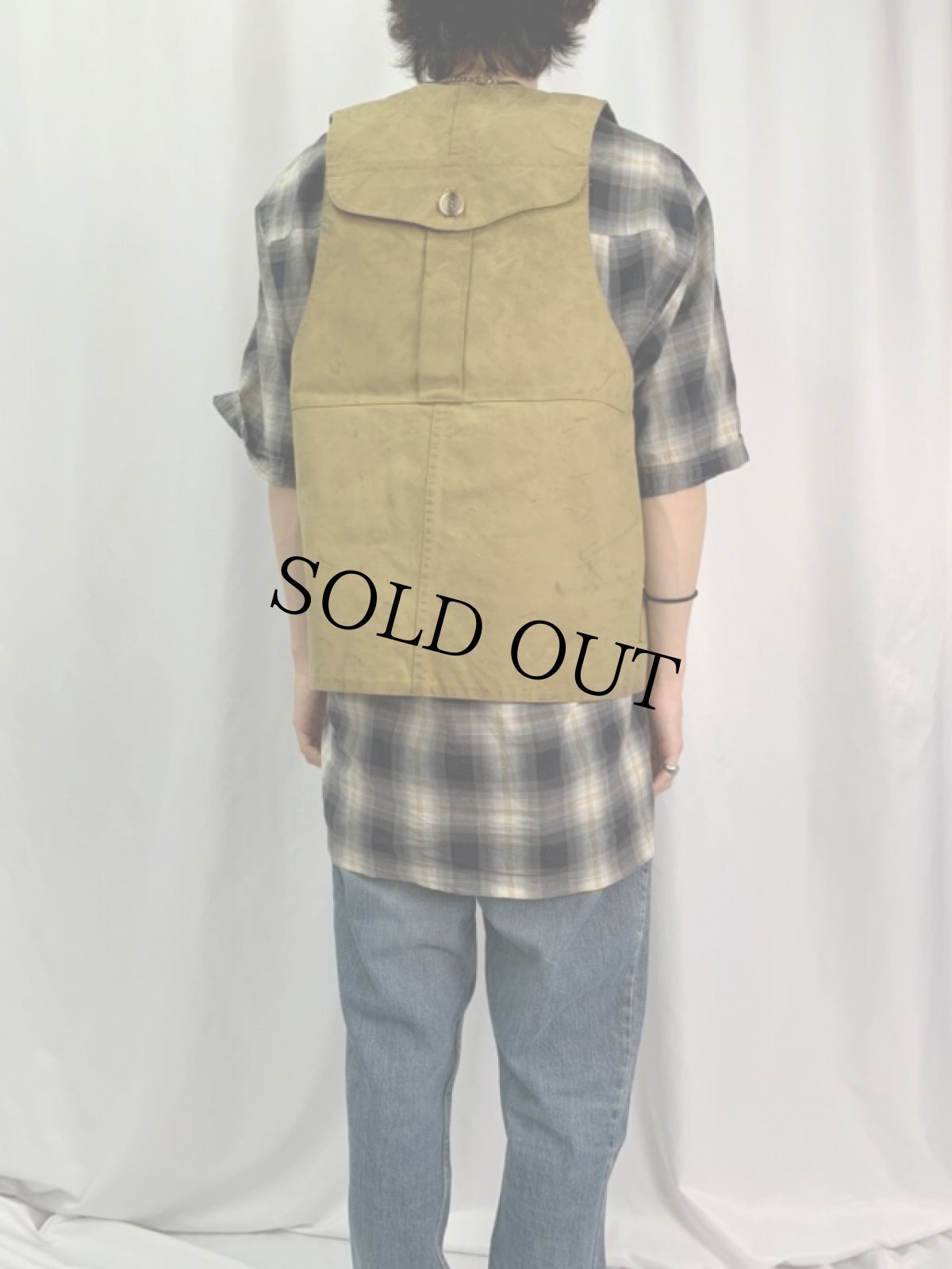 画像4: FILSON USA製 オイルフィニッシュハンティングベスト L (4)