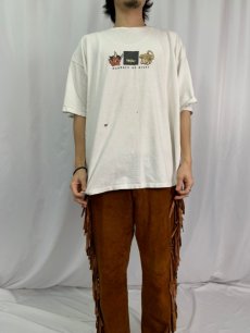 画像2: 90's MOSSIMO "NAUGHTY OR NICE?" 天使&悪魔Tシャツ XL (2)