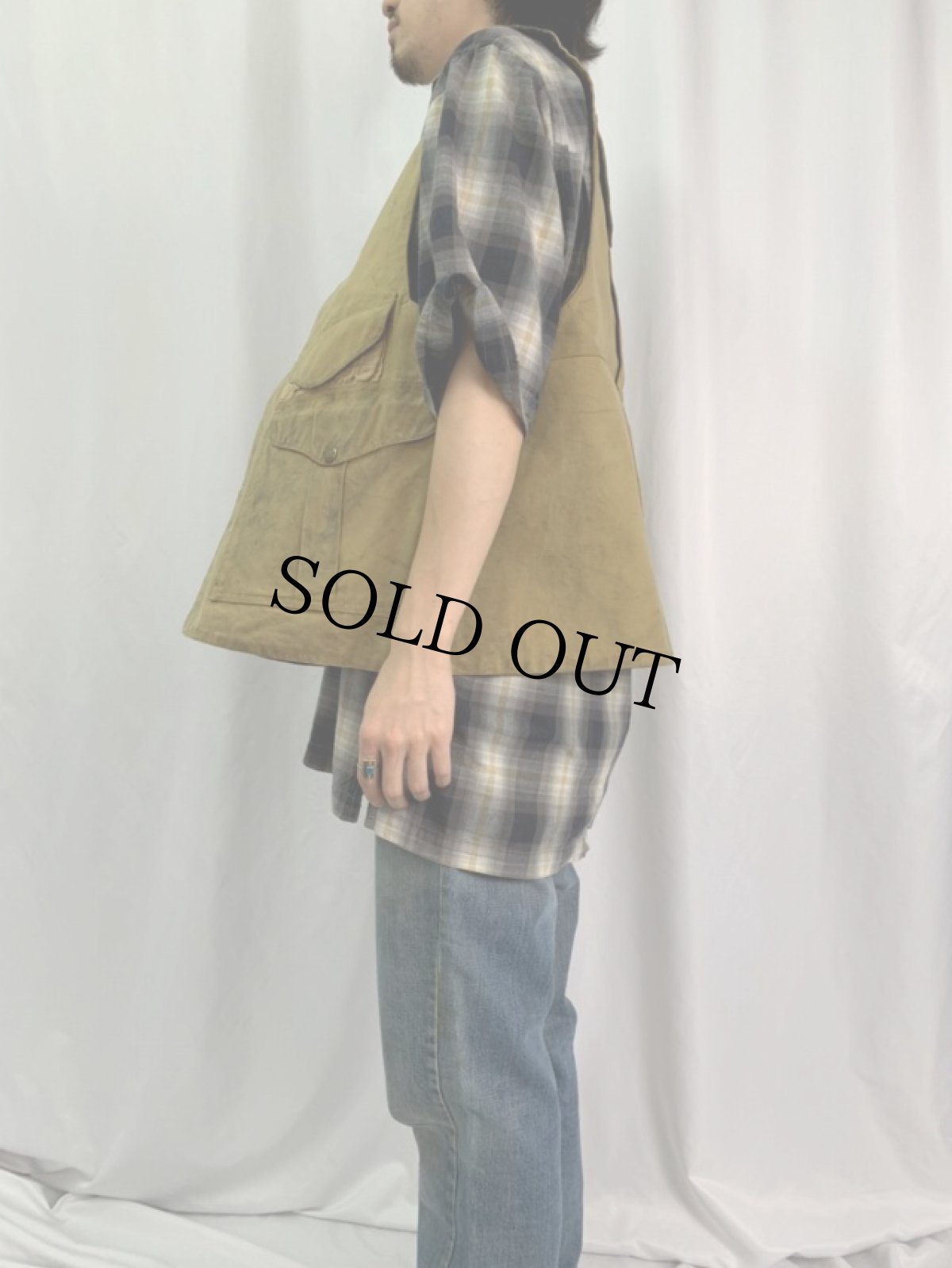 画像3: FILSON USA製 オイルフィニッシュハンティングベスト L (3)
