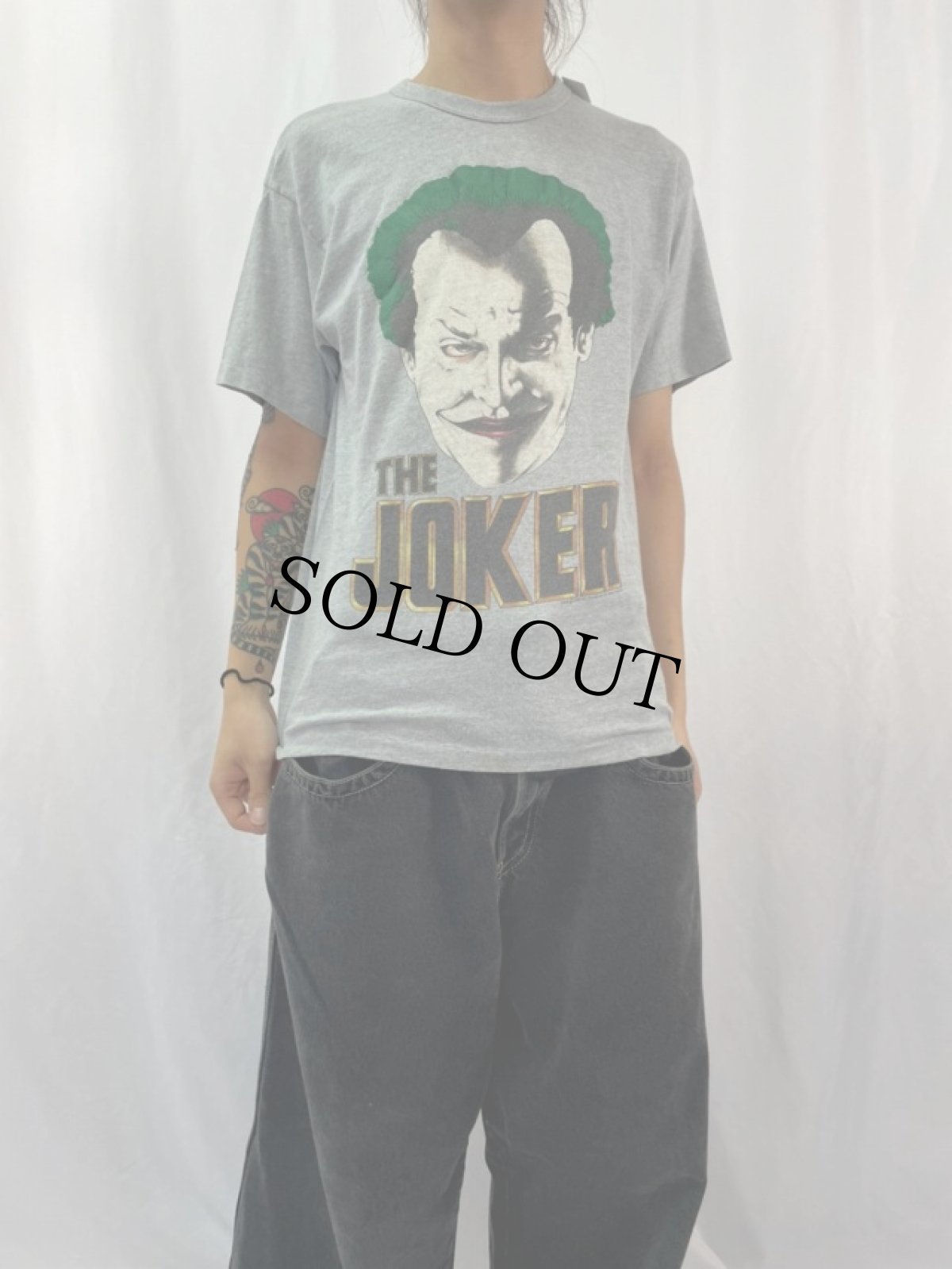 画像2: 80's DC COMICS "THE JOKER" キャラクターTシャツ L (2)