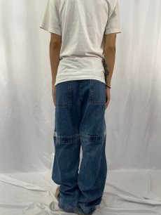 画像4: MARITHE＋FRANCOIS GIRBAUD デニム シャトルパンツ W38 (4)