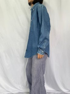 画像3: 90's POLO COUNTRY Ralph Lauren ボタンダウンデニムシャツ XL (3)