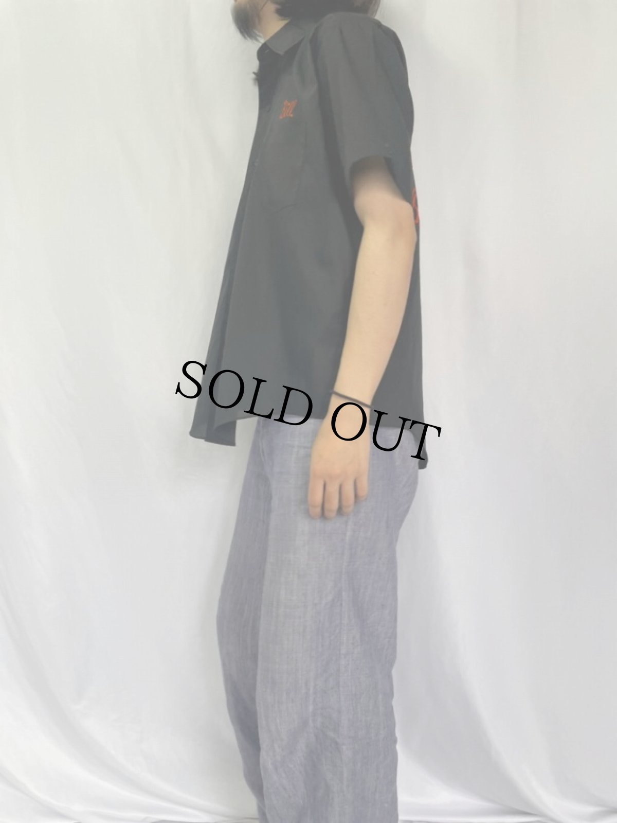 画像3: 70〜80's KENT'S チェーン刺繍 ボーリングシャツ XL (3)