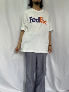 画像2: 90's FedEx 企業ロゴプリントTシャツ  (2)