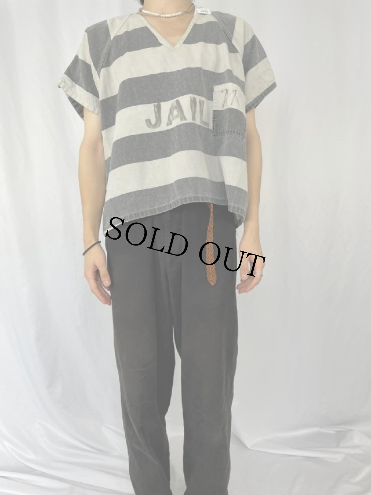 画像2: 【お客様HOLD中】プリズナーシャツ  2XL (2)