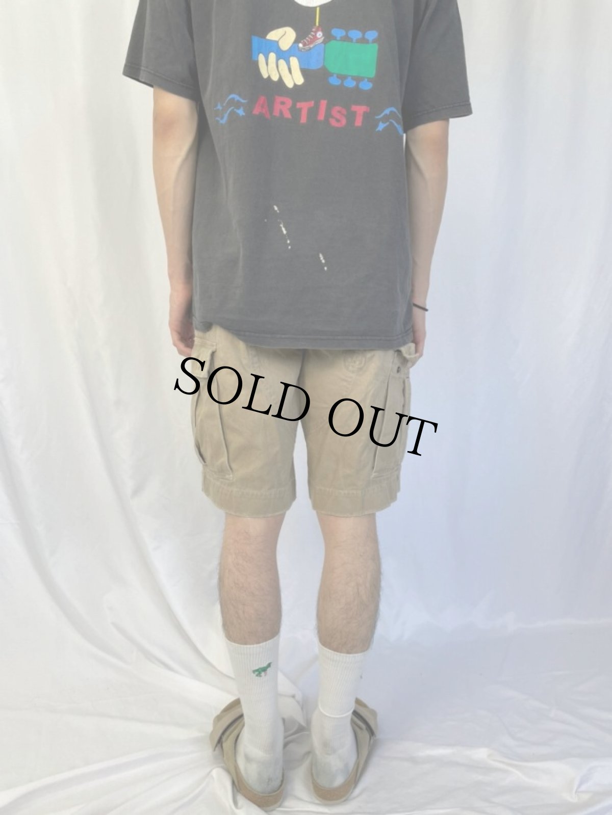 画像4: POLO Ralph Lauren デザイン コットンカーゴショーツ W31 (4)