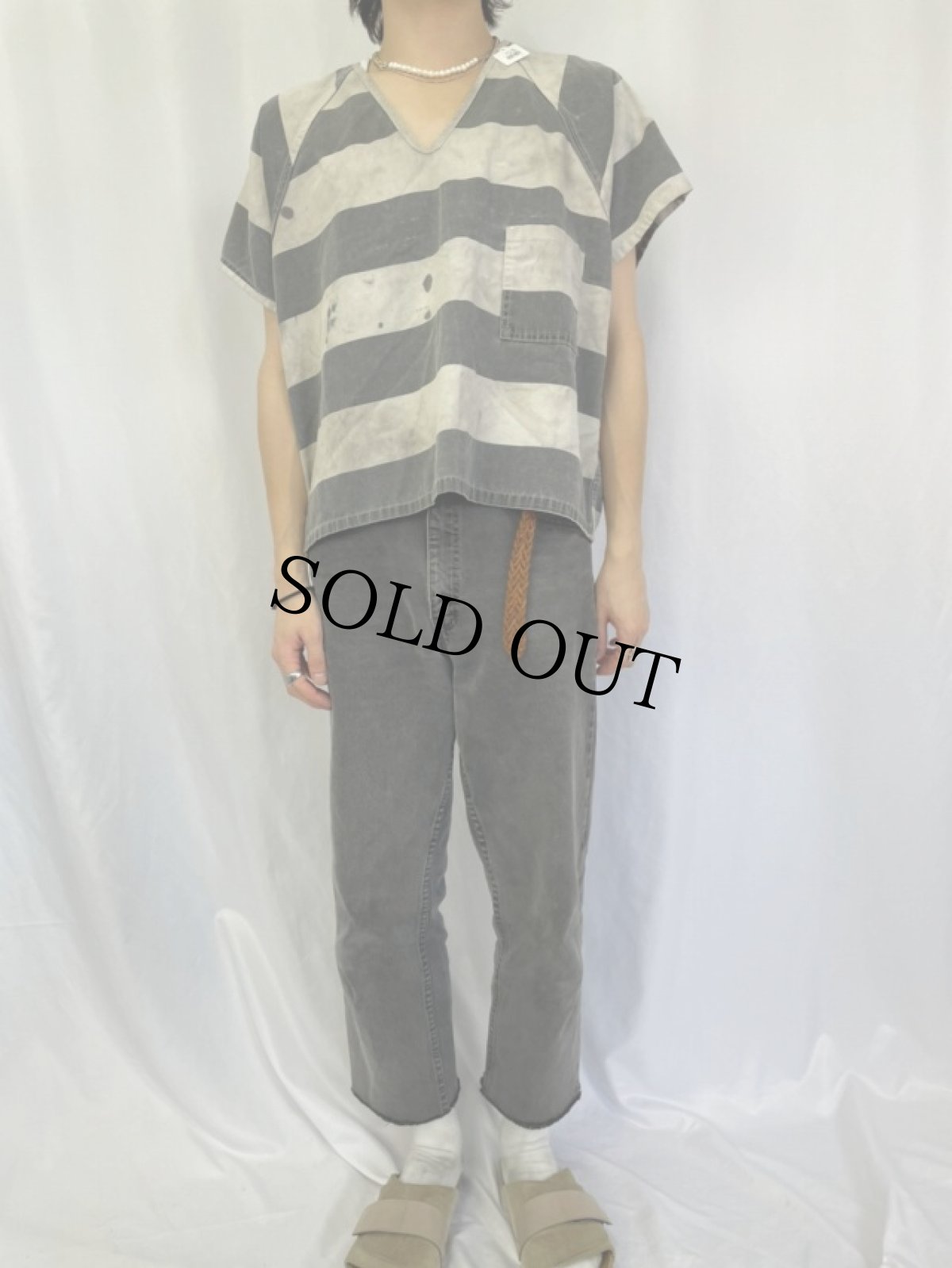 画像2: プリズナーシャツ  XL (2)