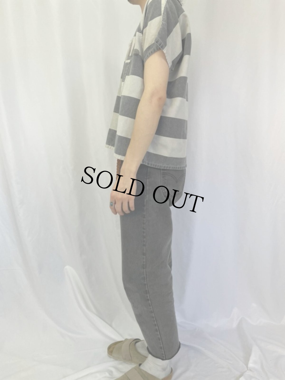 画像3: プリズナーシャツ  XL (3)