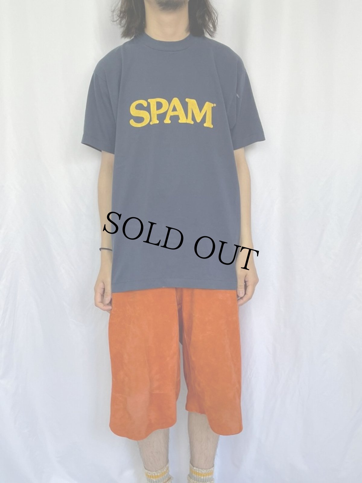 画像2: 90's SPAM USA製 プリントTシャツ XL (2)