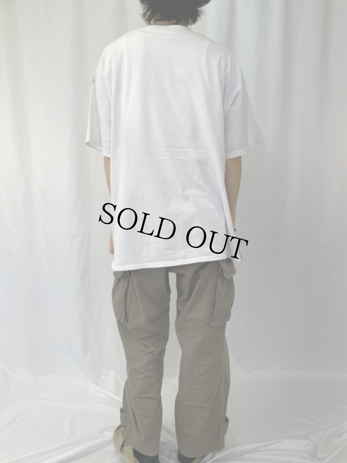 画像4: 90's 2pac USA製 大判 ハンドペイント ヒップホップTシャツ 2X (4)