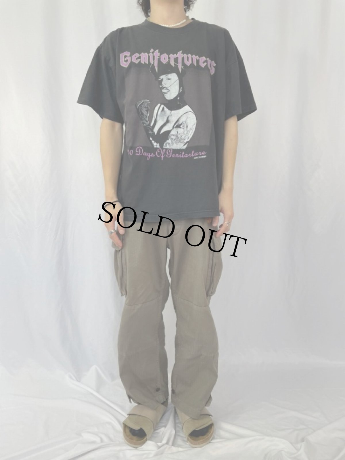 画像3: 90's Genitorturers "120 Days of Genitorture" USA製 インダストリアルメタルバンドTシャツ XL (3)