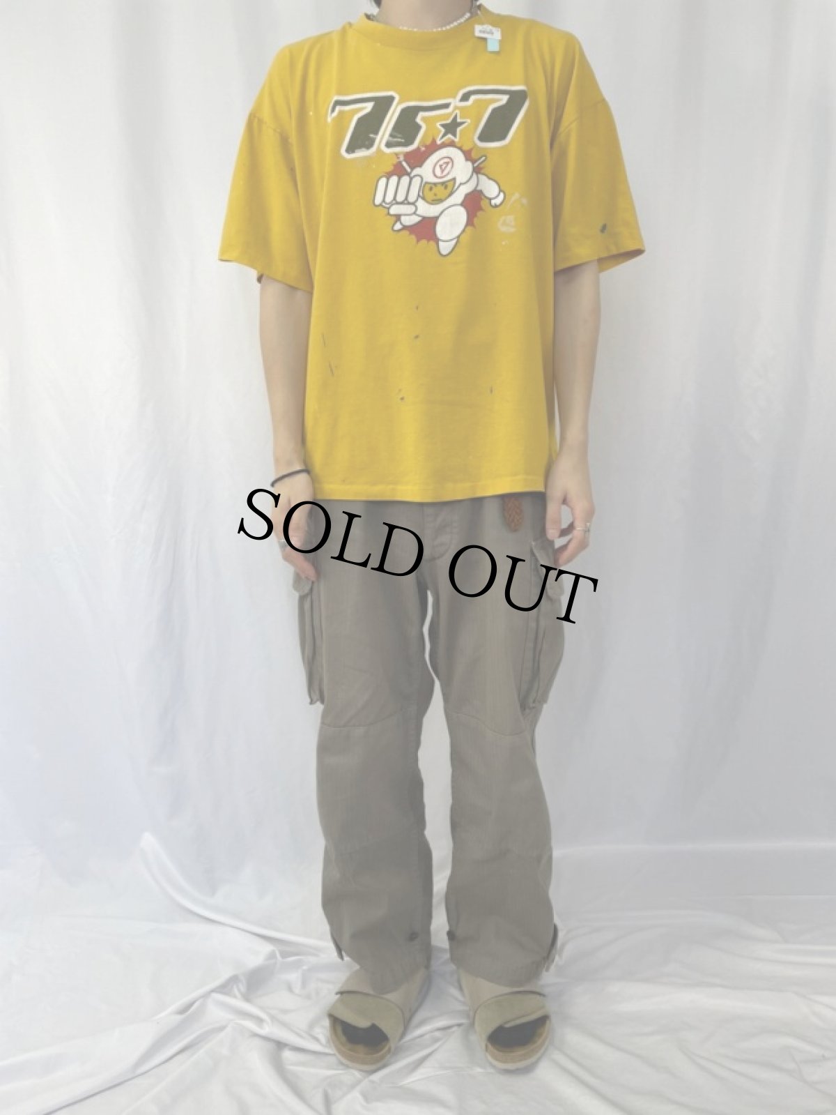 画像2: 90's Seven Red Seven "voodoo productions" バンドTシャツ XL (2)