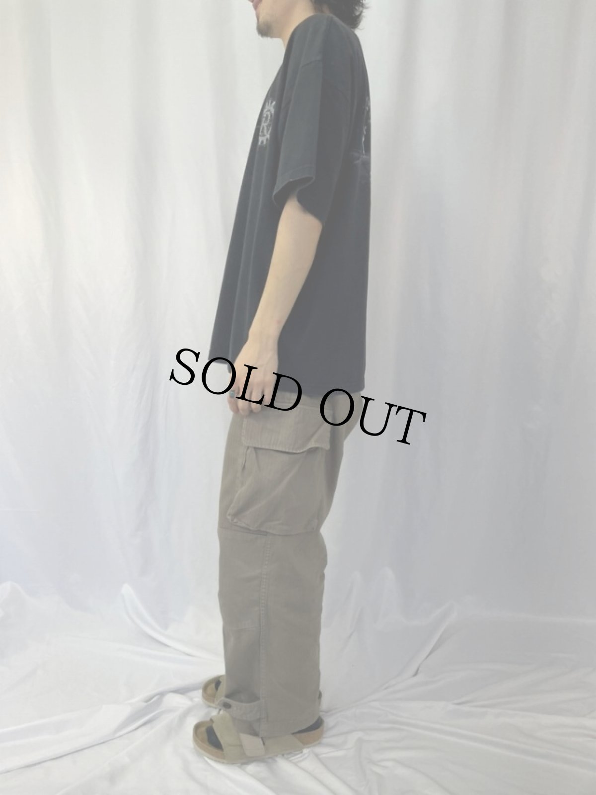 画像3: 90's RAGE AGAINST THE MACHINE ロックバンドTシャツ XL (3)