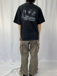 画像4: 90's RAGE AGAINST THE MACHINE ロックバンドTシャツ XL (4)