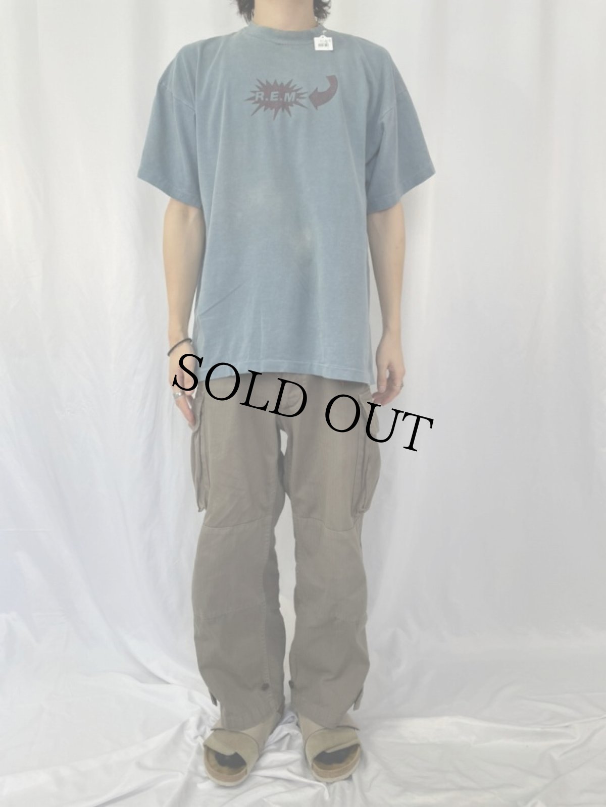 画像3: 90's R.E.M. "COOL" ロックバンドTシャツ XL (3)