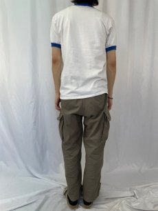 画像4: 90's Tortoise USA製 ポストロックバンド プリントリンガーTシャツ M (4)