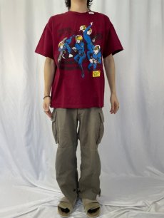 画像2: 90's SONIC YOUTH×HYSTERIC GLAMOUR "無敵戦隊ソニックユース" オルタナティヴロックバンドTシャツ XL (2)