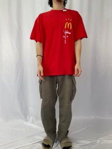 画像2: Cactus Jack Records × McDonald's ロゴプリント ヒップホップTシャツ 2XL (2)