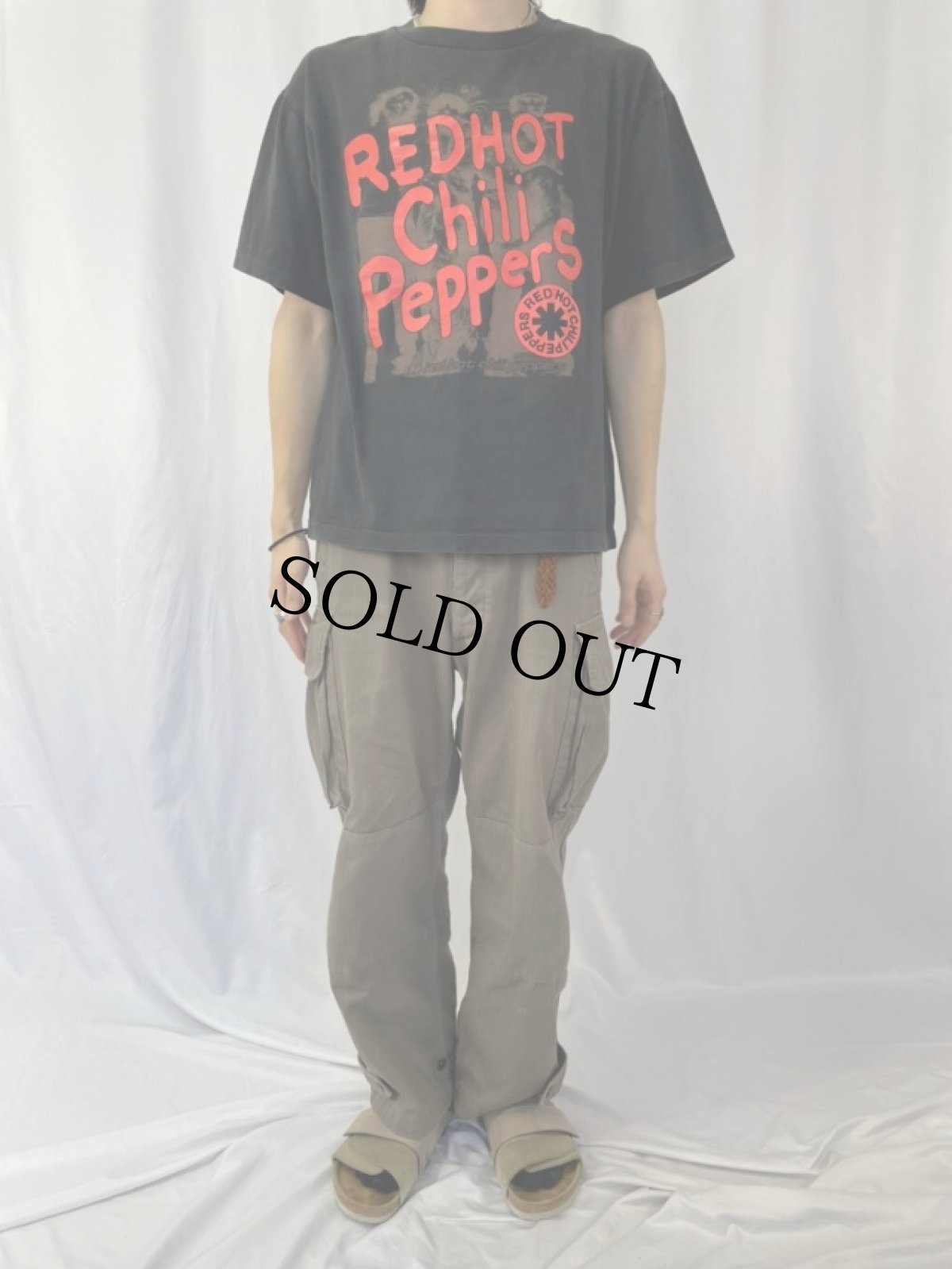 画像2: 90's RED HOT Chili Peppers ロックバンドプリントTシャツ L (2)