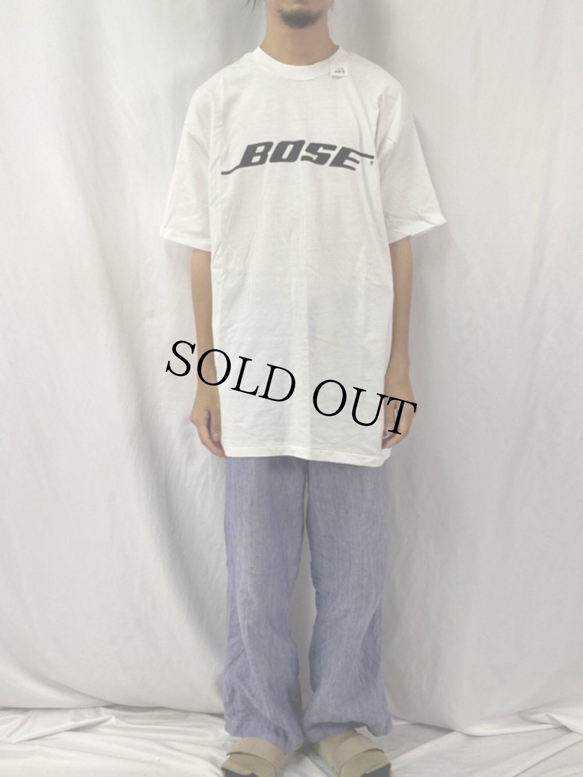 画像2: 90's BOSE USA製 音響機器ロゴTシャツ XL DEADSTOCK (2)