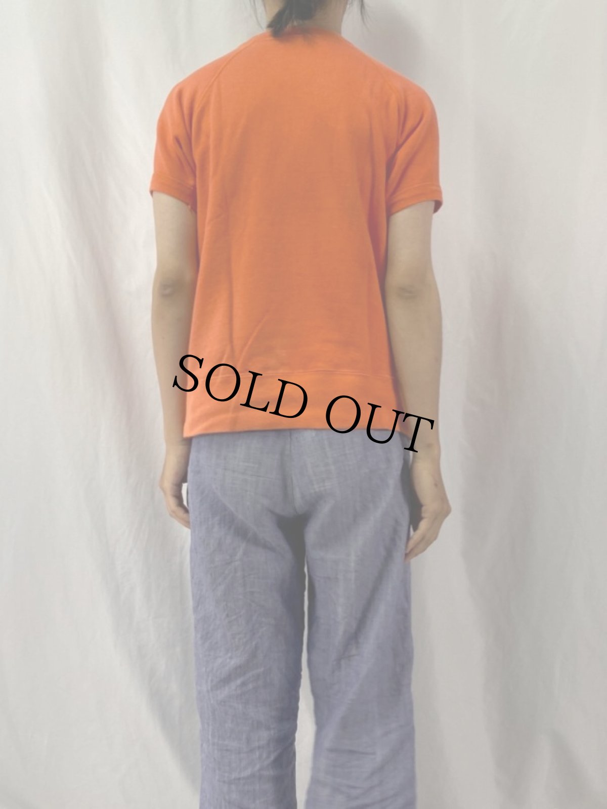 画像4: 60's ARTEX "OKLAHOMA STATE UNIVERSITY" フロッキープリント半袖スウェット XL (4)