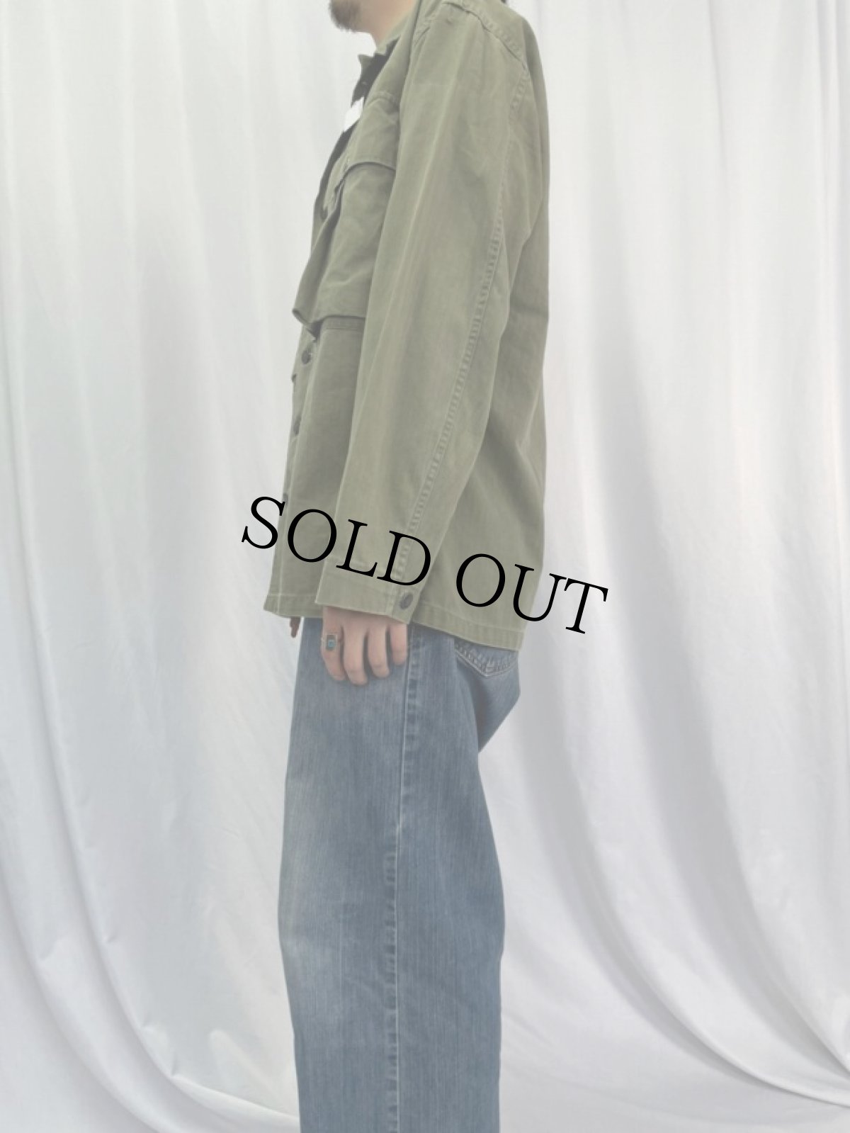 画像3: 40's U.S.ARMY 13スター M-43 HBTジャケット 38R (3)