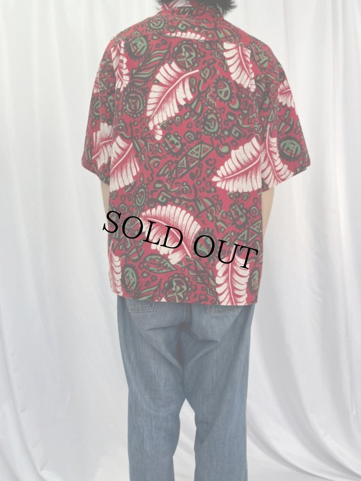 画像4: 90's〜 Patagonia 総柄 コットンアロハシャツ L (4)