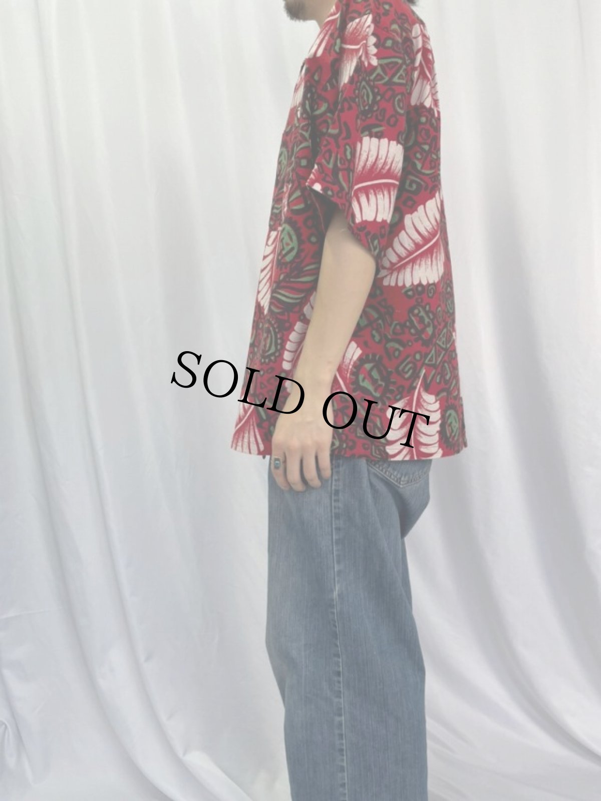 画像3: 90's〜 Patagonia 総柄 コットンアロハシャツ L (3)