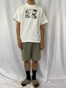 画像2: 90's REV 105 USA製 アメコミ風プリントTシャツ XL (2)