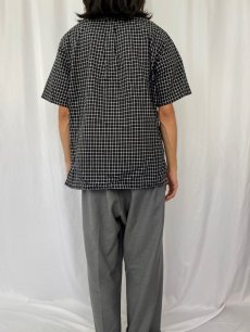 画像4: POLO GOLF Ralph Lauren "CALDWELL" チェック柄 コットンオープンカラーシャツ M (4)