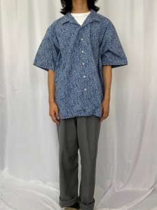 画像2: POLO Ralph Lauren "CALDWELL" 花柄 コットンオープンカラーシャツ XXL (2)