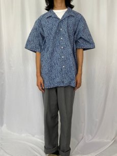 画像2: POLO Ralph Lauren "CALDWELL" 花柄 コットンオープンカラーシャツ XXL (2)