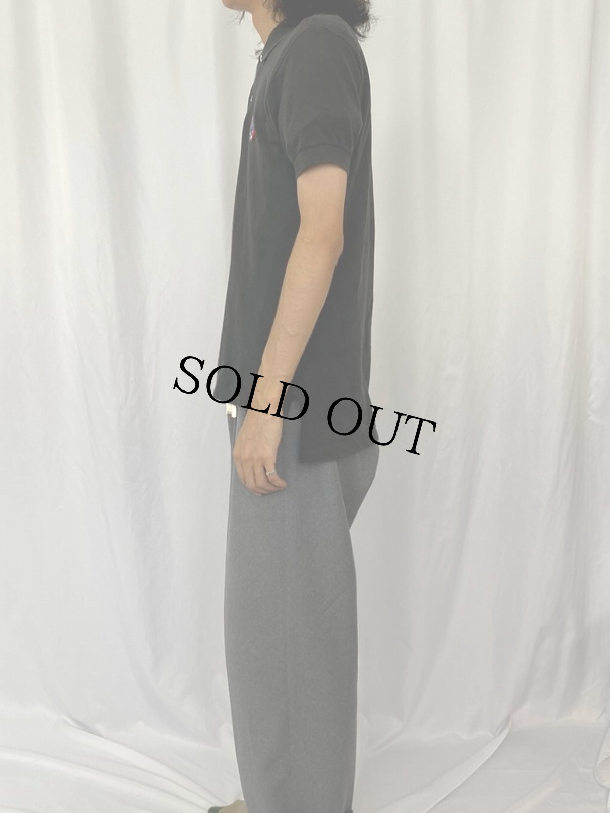 画像3: 〜80's IZOD LACOSTE "DEAD HEAD" ハンド刺繍 ポロシャツ (3)