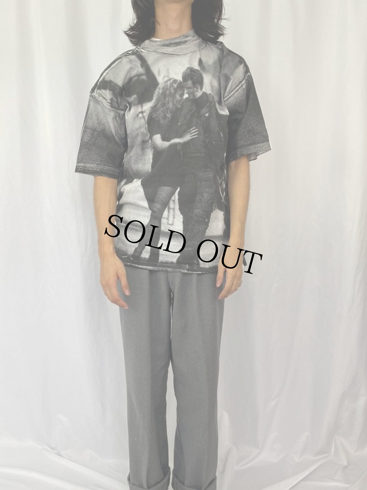 画像2: 手刷り 大判フォトプリントTシャツ ONESIZE (2)