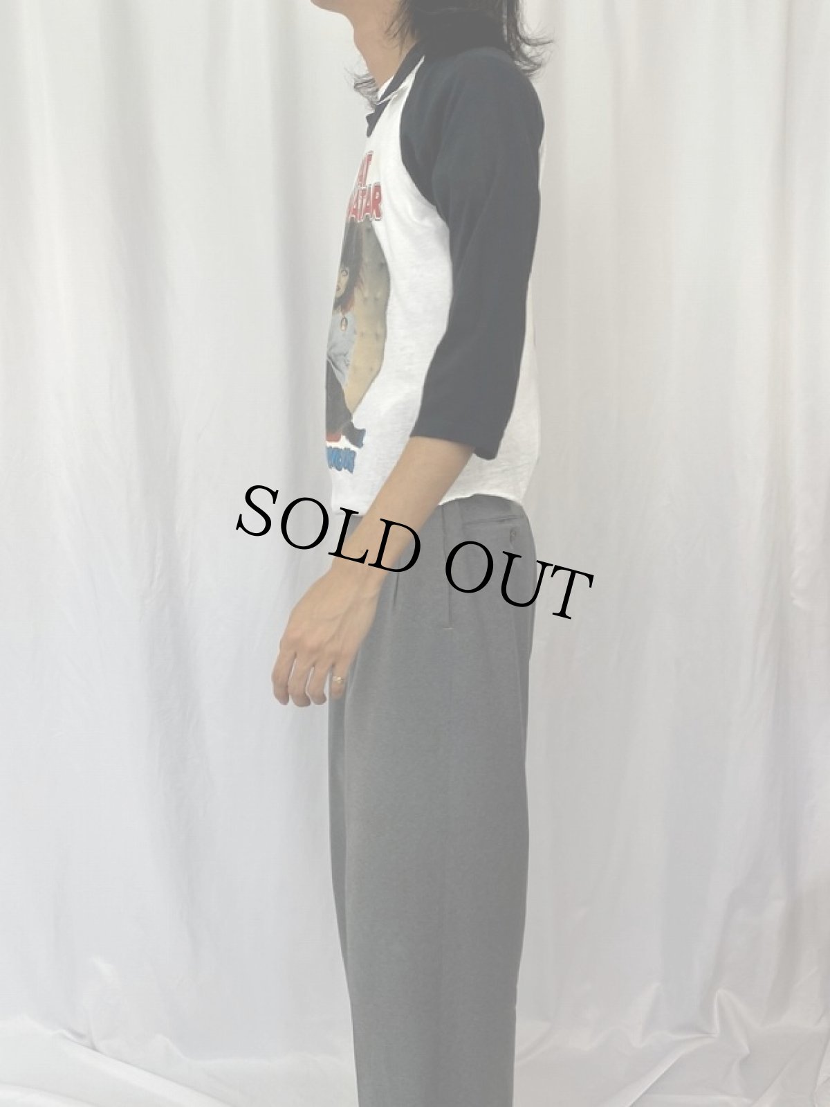 画像4: 80's PAT BENATAR USA製 シンガーソングライター ラグランロンT L (4)