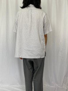 画像4: POLO GOLF Ralph Lauren "CALDWELL" チェック柄 コットンオープンカラーシャツ L (4)