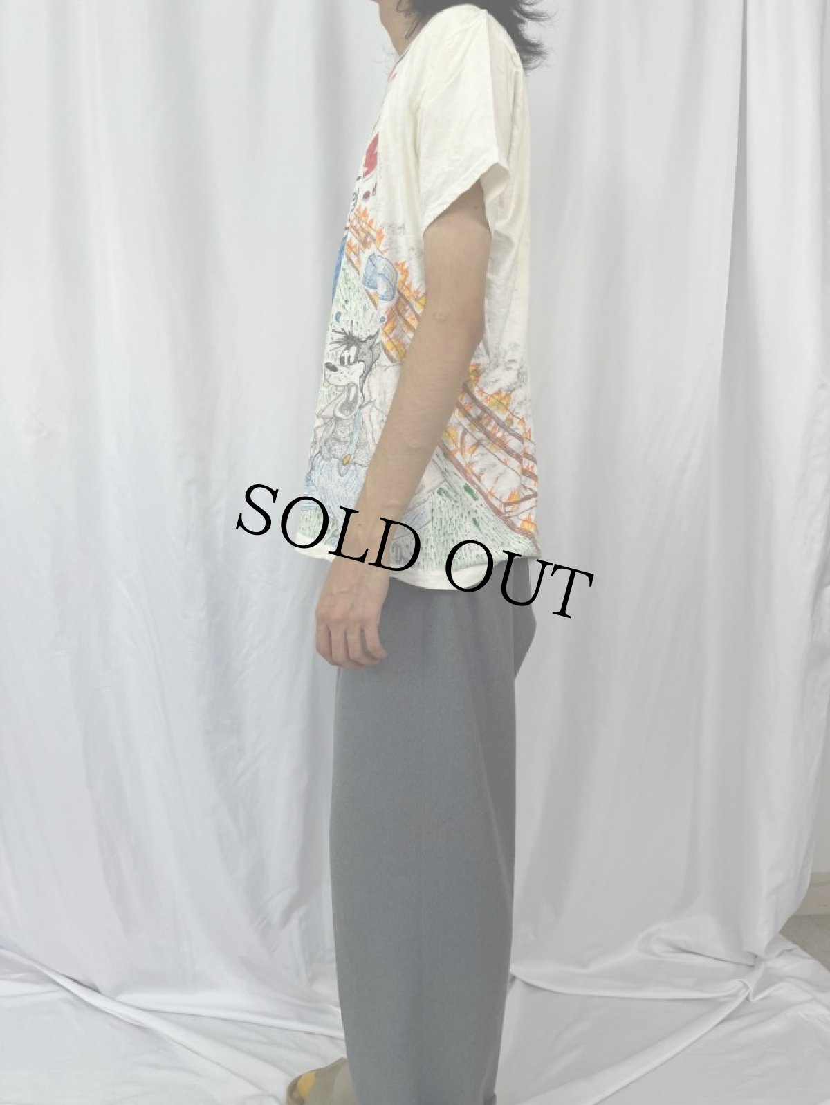 画像3: 80's USA製 ハンドペイント Tシャツ XL (3)