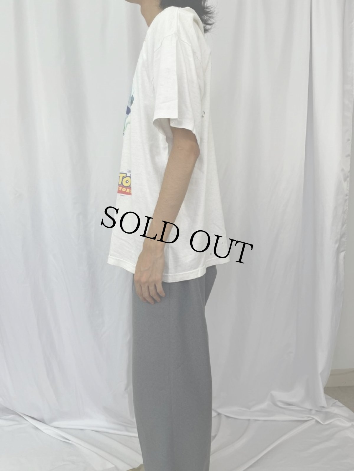 画像3: 90's Disney TOY STORY "Buzz Lightyear" USA製 キャラクタープリントTシャツ XL (3)