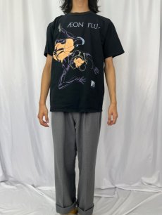 画像2: 90's AEON FLUX USA製 キャラクターTシャツ L (2)