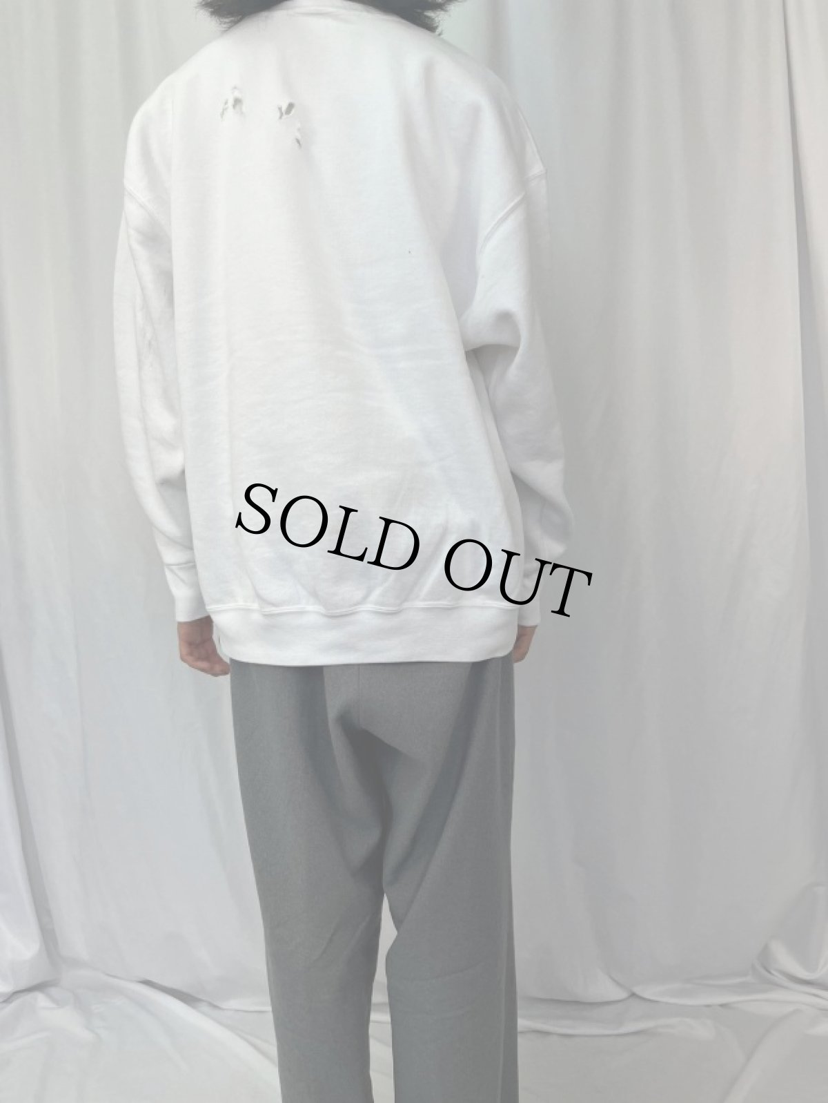 画像4: 90's Mr.Bean USA製 コメディアンプリントスウェット XXL (4)