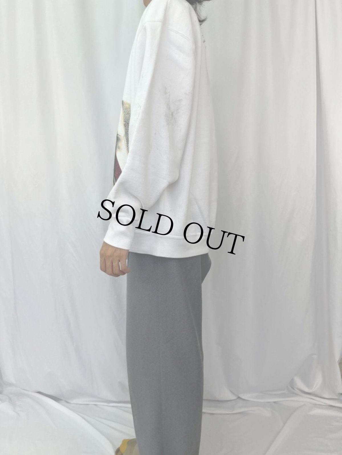 画像3: 90's Mr.Bean USA製 コメディアンプリントスウェット XXL (3)